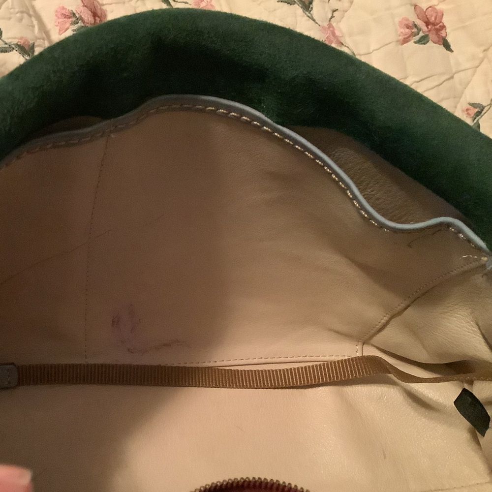 Dooney & Bourke Florentine Leather Libby Dusty Blue Shoulder Bag - Picture 15 of 15